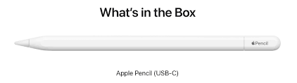 Apple Pencil ( White,USB-C ) 