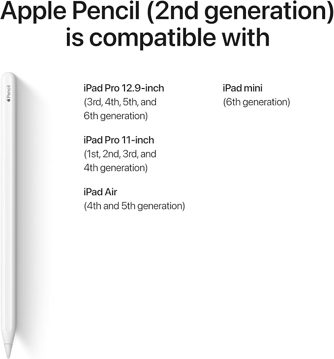 Apple Pencil ( White,2nd Generation )