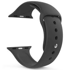 Apple Watch Silicone Strap ( Black,38-40mm )