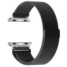 BlueBuilt Milanese Watch Strap Black for Apple Watch 40-41-42mm ( Black )