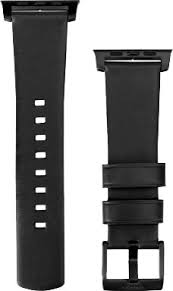 Nomad Apple Watch 44-45-46-49mm Leather Strap Black