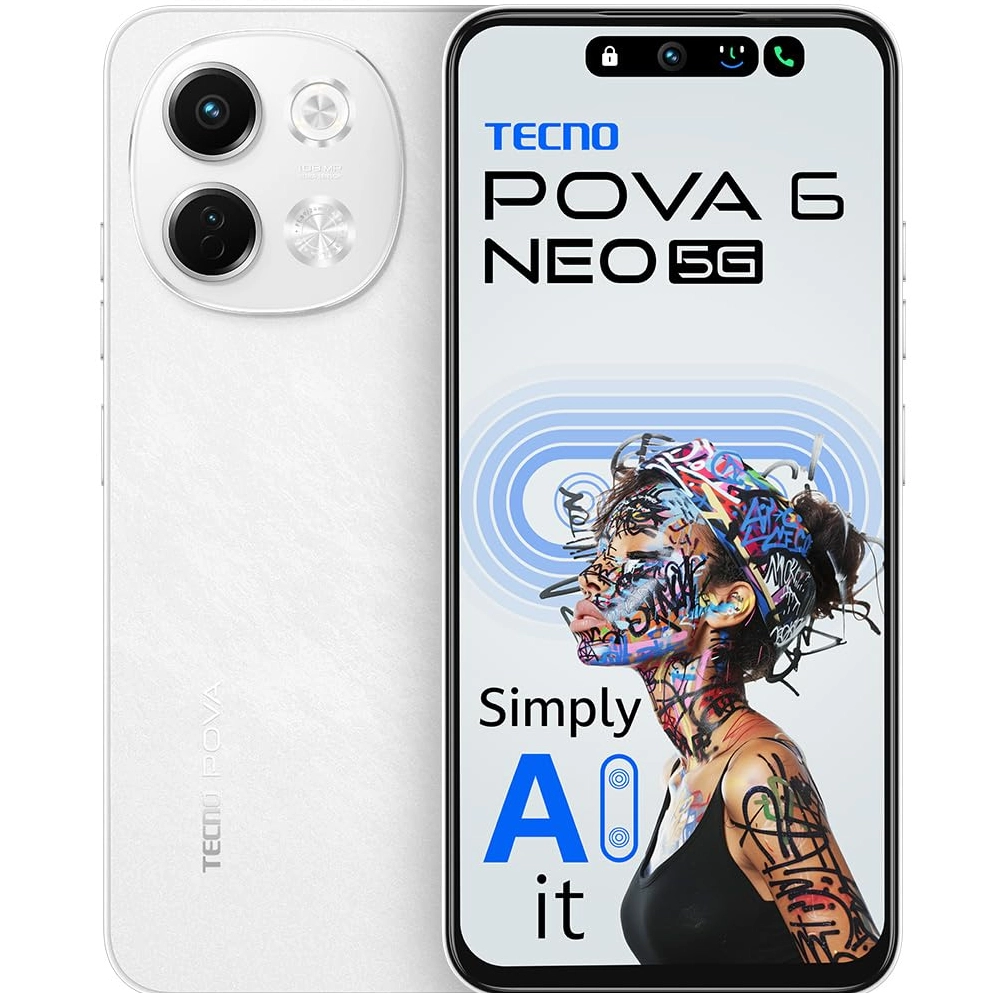 Tecno Pova 6 Neo 5G ( Aurora Cloud,6GB-128GB )