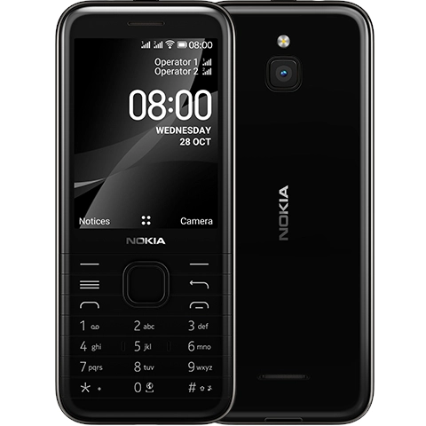 Nokia 8000 4G ( Onyx/Black )