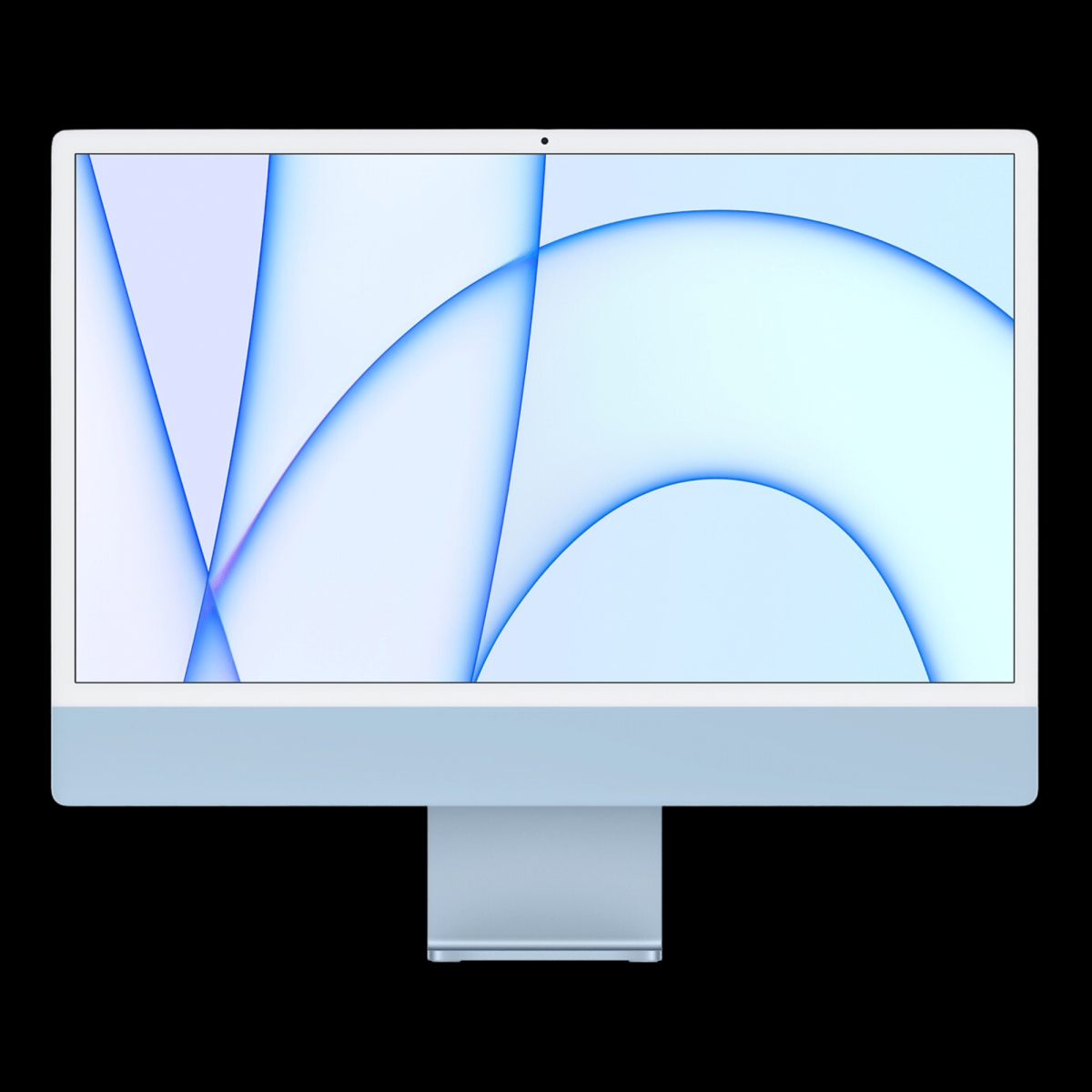 Apple iMac Retina 4.5K Display M1 Chip With 8 Core GPU Mac OS, MGPK3HN/A ( Blue-8GB-256GB )