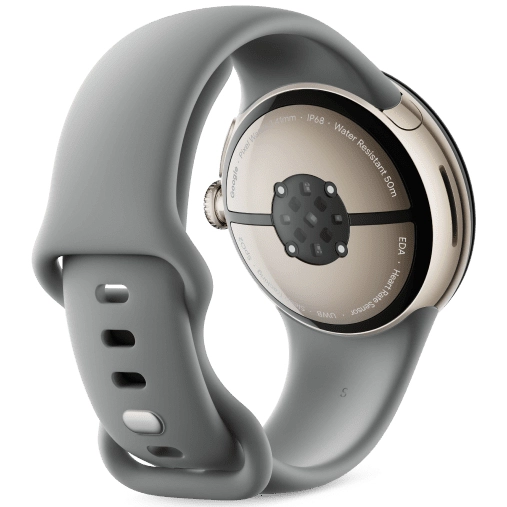 Google Pixel Watch 3 ( Polished Silver,45 mm )
