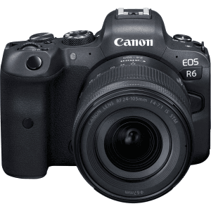 Canon EOS R6 Mirrorless Camera STM Lens ( Black,24-105mm ) 
