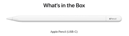 Apple Pencil ( White,USB-C )  1