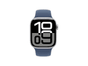 Apple Watch Series 10 GPS Silver Aluminium Case with Sport Band S/M ( Silver,46 mm ) 2