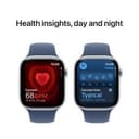 Apple Watch Series 10 GPS Silver Aluminium Case with Sport Band S/M ( Silver,46 mm ) 5