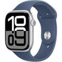 Apple Watch Series 10 GPS Silver Aluminium Case with Sport Band S/M ( Silver,46 mm ) 1