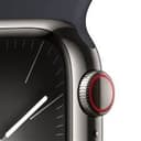 Apple Watch Series 9 GPS + Cellular Graphite Stainless Steel Case With Sport Band S/M ( Midnight,41 mm ) 4