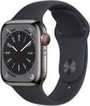 Apple Watch Series 9 GPS + Cellular Graphite Stainless Steel Case With Sport Band S/M ( Midnight,41 mm ) 1