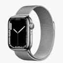 BlueBuilt Milanese Watch Strap Black for Apple Watch 44-45-46mm ( Silver ) 5