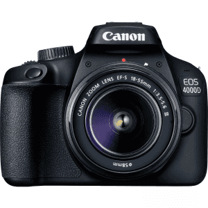 Canon EOS 4000D DSLR III Lens ( Black,18-55mm )
