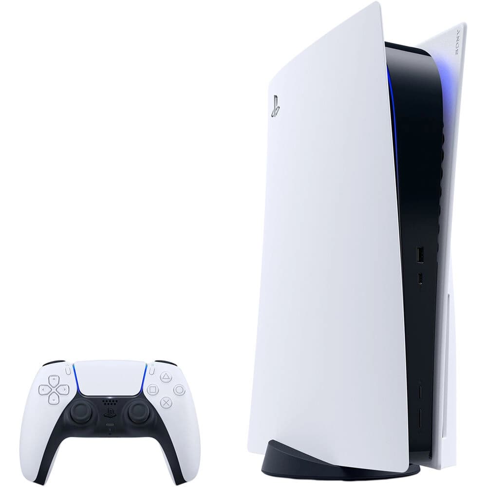 Sony PS5 slim Playstation ( Black & White,1TB )